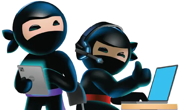 code ninjas using computers